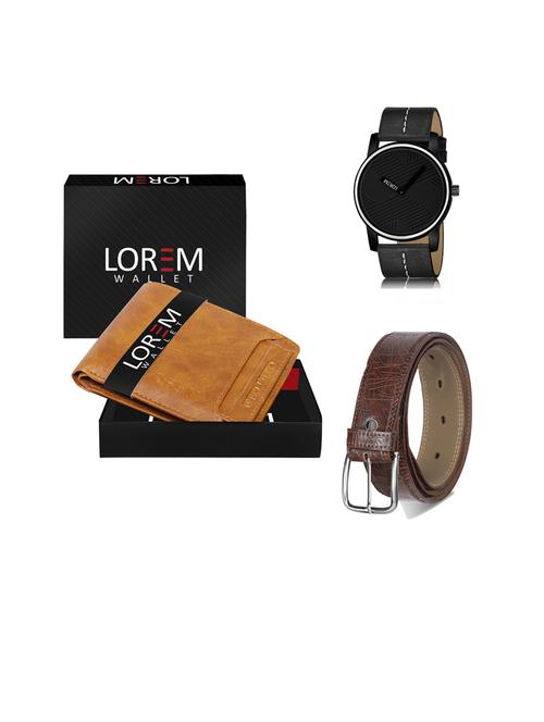 belt, wallet & watch gift combo - 19442843 - Very Small Image - 1