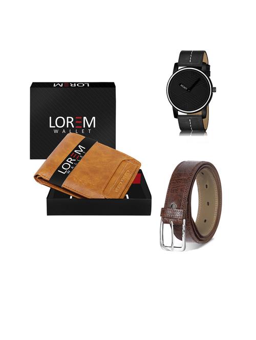 belt, wallet & watch gift combo - 19442844 - Very Small Image - 1
