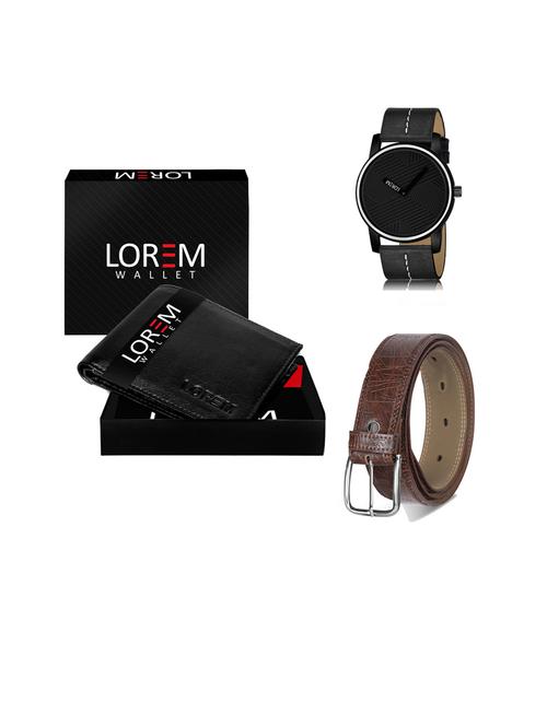 belt, wallet & watch gift combo - 19442897 - Very Small Image - 1