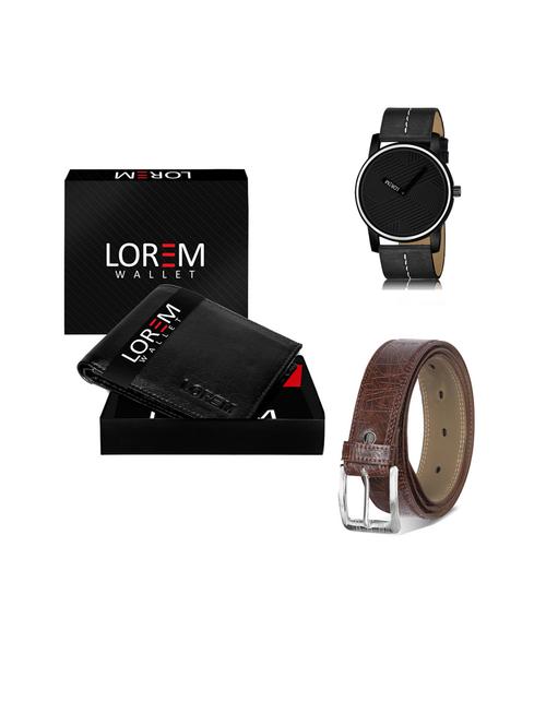 belt, wallet & watch gift combo - 19442899 - Very Small Image - 1