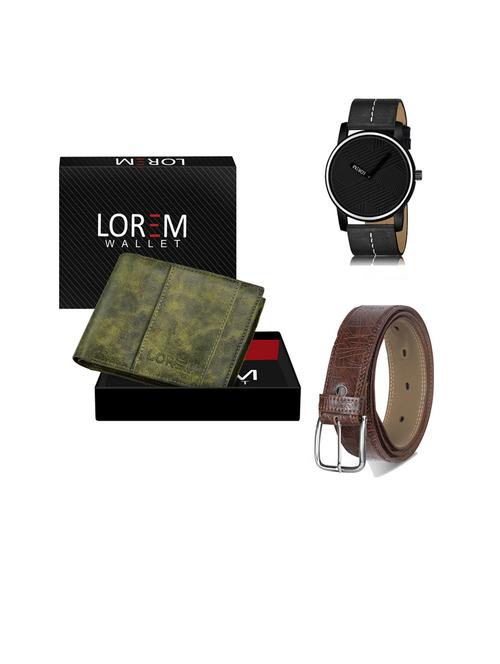 belt, wallet & watch gift combo - 19442915 - Very Small Image - 1