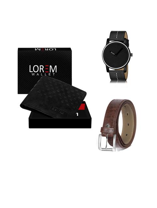 belt, wallet & watch gift combo - 19443039 - Very Small Image - 1
