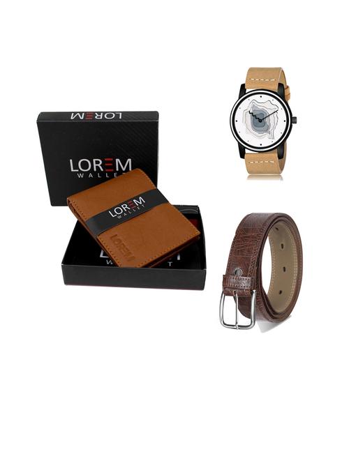 belt, wallet & watch gift combo - 19443095 - Very Small Image - 1