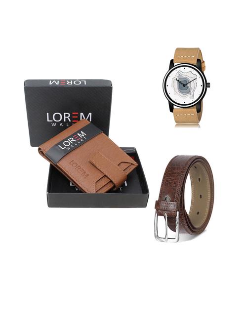 belt, wallet & watch gift combo - 19443138 - Very Small Image - 1