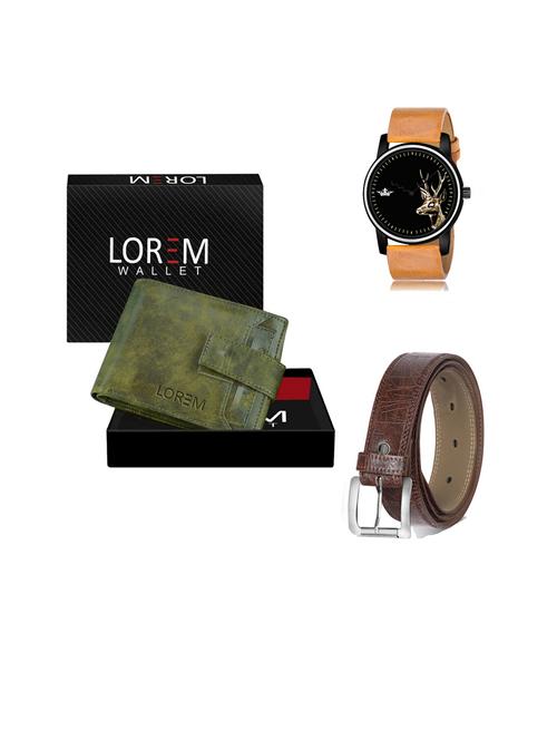 belt, wallet & watch gift combo - 19443477 - Very Small Image - 1