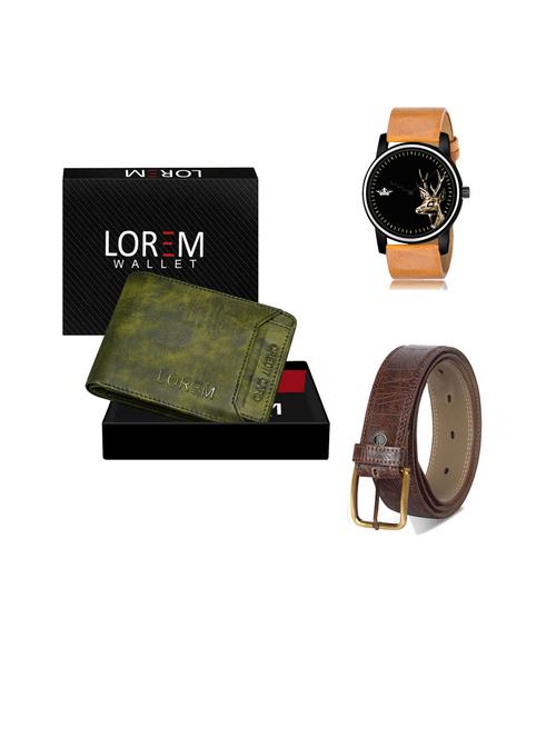 belt, wallet & watch gift combo - 19443508 - Very Small Image - 1