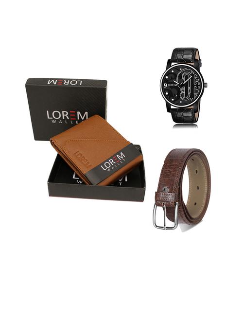 belt, wallet & watch gift combo - 19443629 - Very Small Image - 1