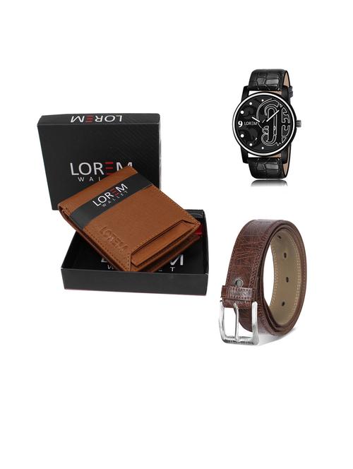 belt, wallet & watch gift combo - 19443643 - Very Small Image - 1