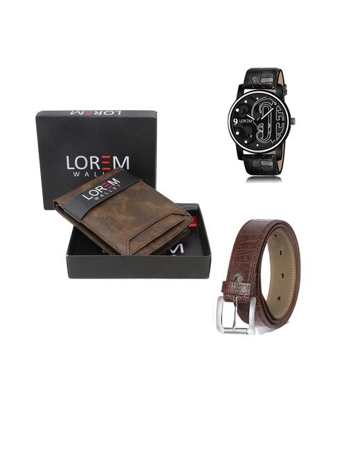 belt, wallet & watch gift combo - 19443645 - Very Small Image - 1