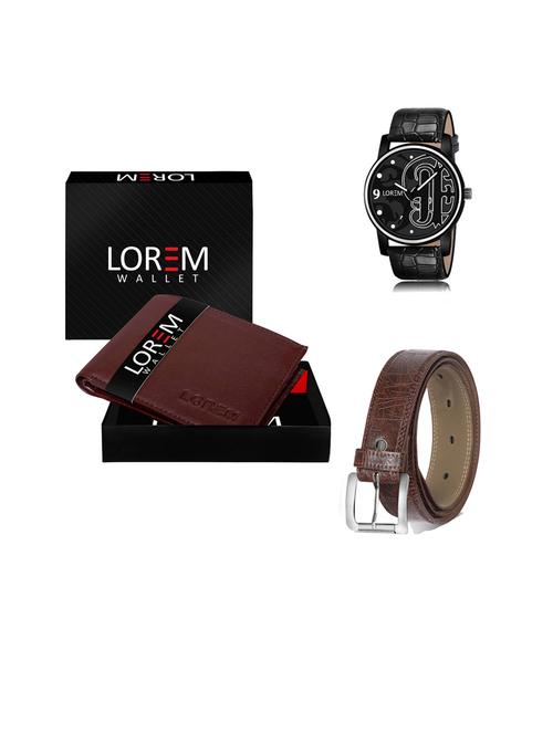 belt, wallet & watch gift combo - 19443699 - Very Small Image - 1