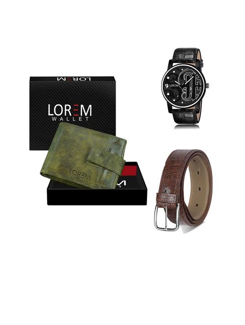 belt, wallet & watch gift combo - 19443749 - Very Small Image - 1