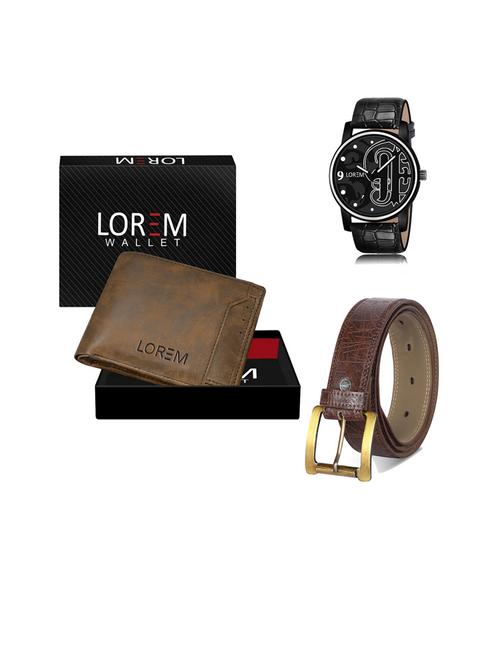 belt, wallet & watch gift combo - 19443758 - Very Small Image - 1