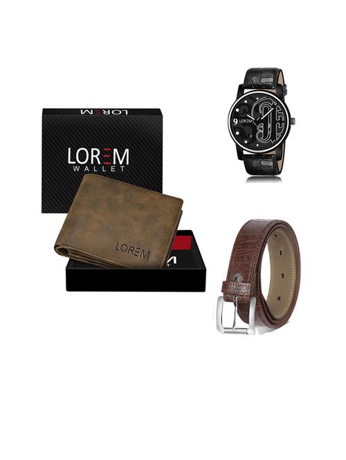 belt, wallet & watch gift combo - 19443765 - Very Small Image - 1