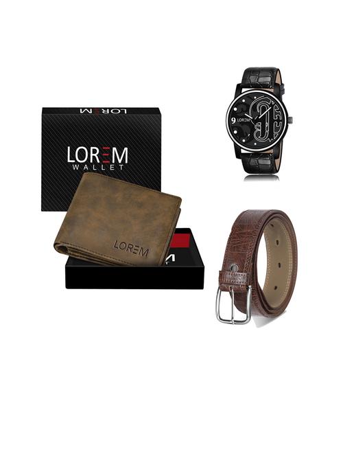 belt, wallet & watch gift combo - 19443767 - Very Small Image - 1