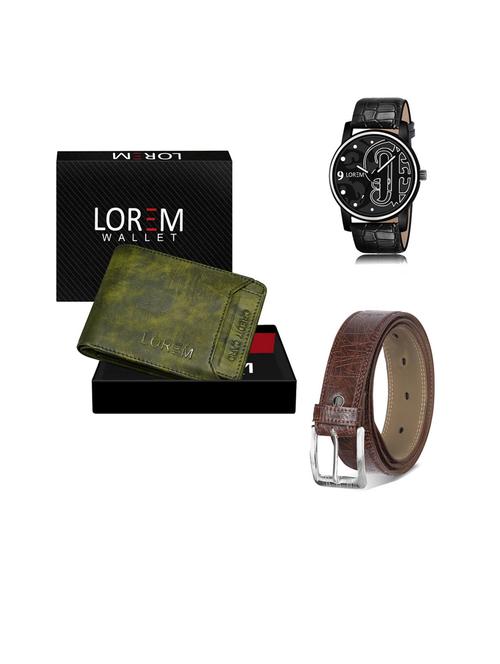 belt, wallet & watch gift combo - 19443781 - Very Small Image - 1