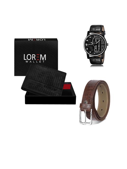 belt, wallet & watch gift combo - 19443804 - Very Small Image - 1