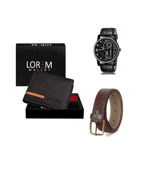 belt, wallet & watch gift combo - 19443874 - Very Small Image - 1