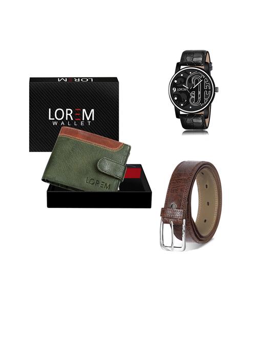 belt, wallet & watch gift combo - 19443894 - Very Small Image - 1