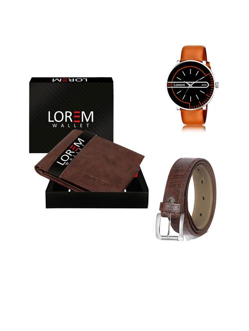 belt, wallet & watch gift combo - 19443957 - Very Small Image - 1