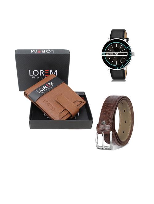 belt, wallet & watch gift combo - 19444219 - Very Small Image - 1