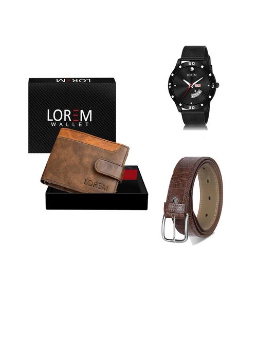 belt, wallet & watch gift combo - 19444691 - Very Small Image - 1