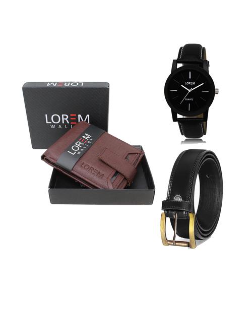 belt, wallet & watch gift combo - 19445163 - Very Small Image - 1