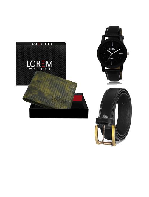 belt, wallet & watch gift combo - 19445184 - Very Small Image - 1