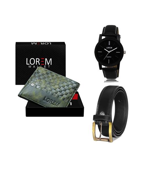 belt, wallet & watch gift combo - 19445192 - Very Small Image - 1