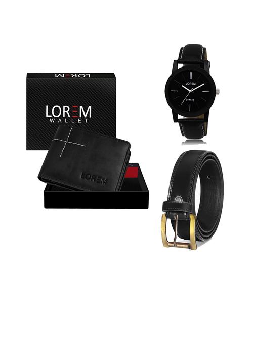 belt, wallet & watch gift combo - 19445194 - Very Small Image - 1