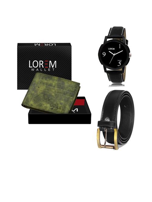 belt, wallet & watch gift combo - 19445216 - Very Small Image - 1