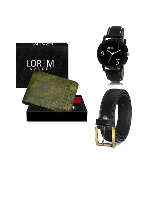 belt, wallet & watch gift combo - 19445226 - Very Small Image - 1
