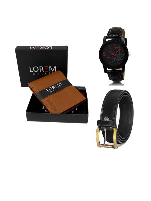 belt, wallet & watch gift combo - 19445292 - Very Small Image - 1