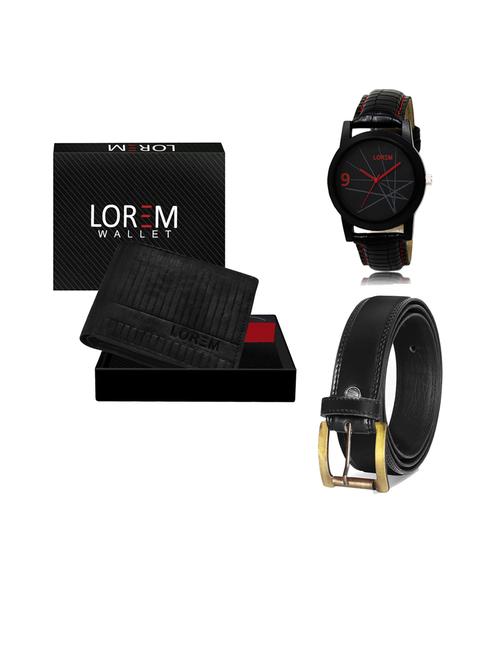 belt, wallet & watch gift combo - 19445320 - Very Small Image - 1