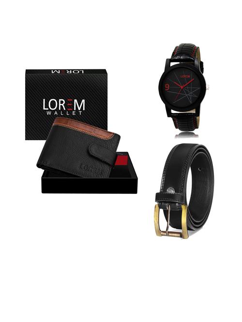 belt, wallet & watch gift combo - 19445334 - Very Small Image - 1