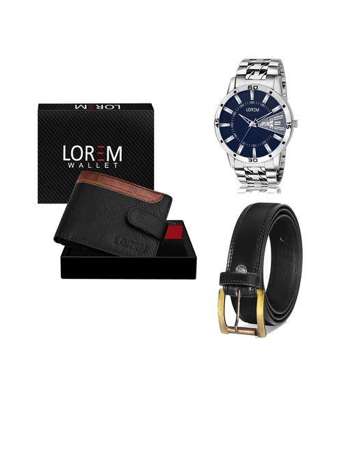belt, wallet & watch gift combo - 19445469 - Very Small Image - 1