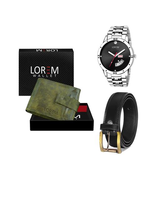 belt, wallet & watch gift combo - 19445536 - Very Small Image - 1