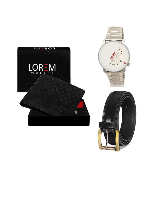 belt, wallet & watch gift combo - 19445643 - Very Small Image - 1