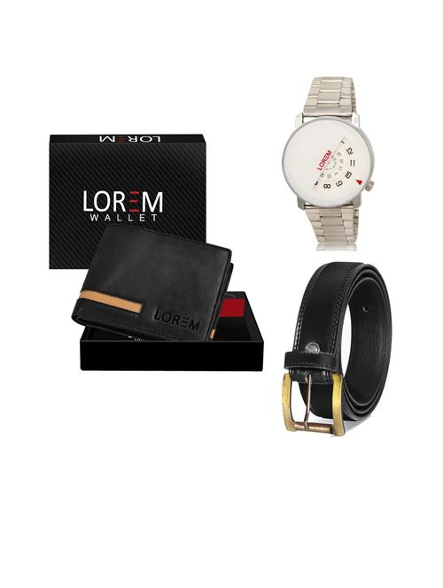 belt, wallet & watch gift combo - 19445646 - Very Small Image - 1