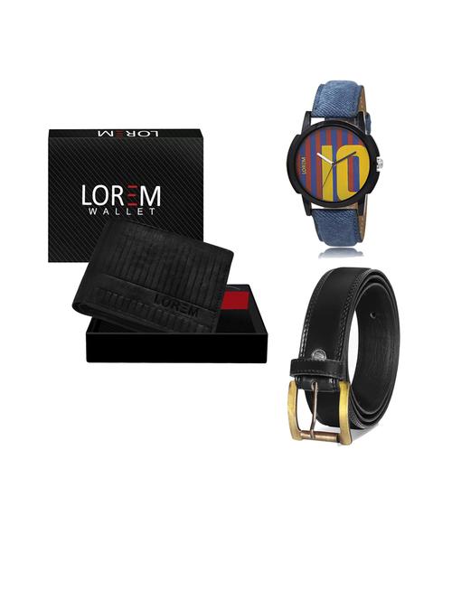 belt, wallet & watch gift combo - 19445725 - Very Small Image - 1