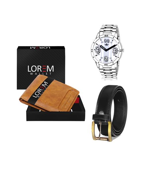 belt, wallet & watch gift combo - 19445790 - Very Small Image - 1