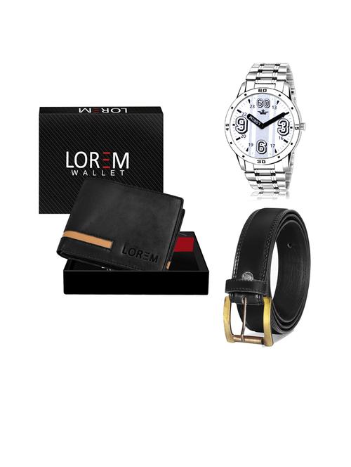 belt, wallet & watch gift combo - 19445826 - Very Small Image - 1