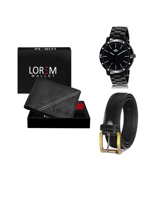 belt, wallet & watch gift combo - 19445864 - Very Small Image - 1