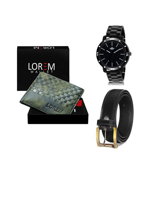 belt, wallet & watch gift combo - 19445867 - Very Small Image - 1