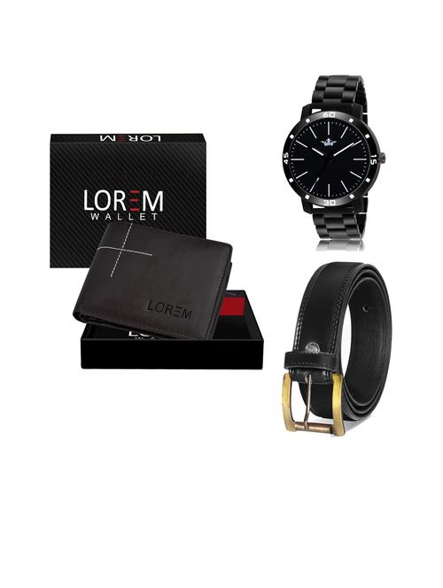 belt, wallet & watch gift combo - 19445870 - Very Small Image - 1