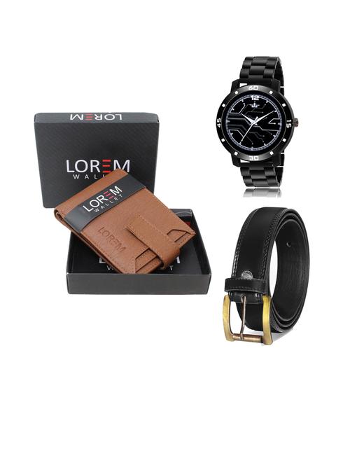 belt, wallet & watch gift combo - 19445884 - Very Small Image - 1