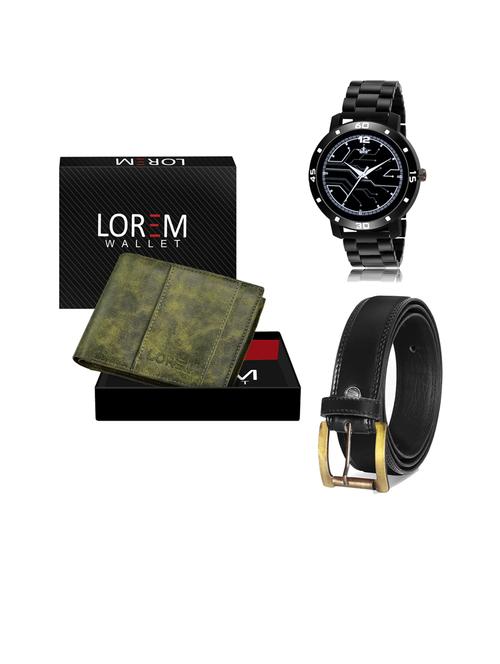 belt, wallet & watch gift combo - 19445892 - Very Small Image - 1