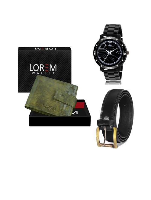 belt, wallet & watch gift combo - 19445896 - Very Small Image - 1