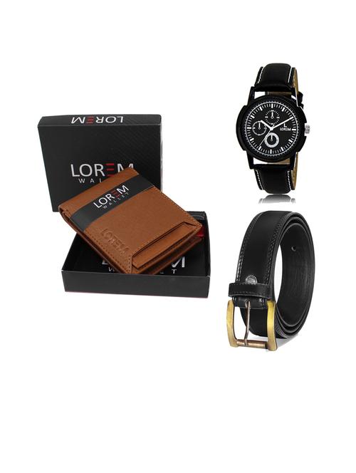 belt, wallet & watch gift combo - 19445968 - Very Small Image - 1