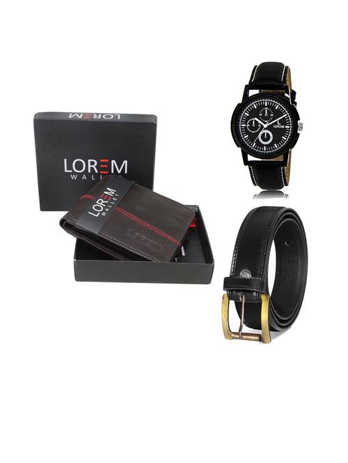 belt, wallet & watch gift combo - 19445971 - Very Small Image - 1