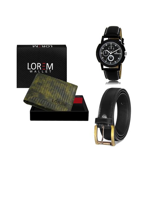 belt, wallet & watch gift combo - 19445994 - Very Small Image - 1